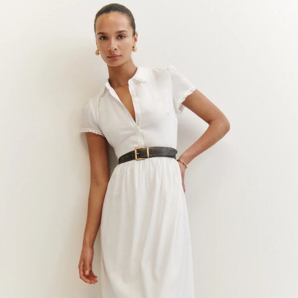 Reformation Ula Dress White Size 2 NWT